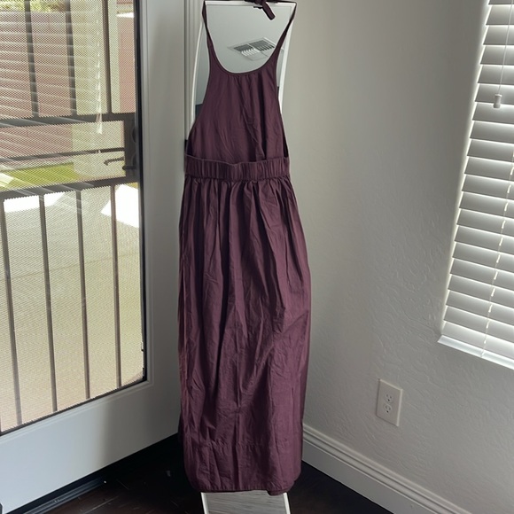 FREE PEOPLE ENDLESS SUMMER BEACHSIDE TIDE HALTER MAXI DRESS BURGUNDY WINE Sz XS - Picture 12 of 17